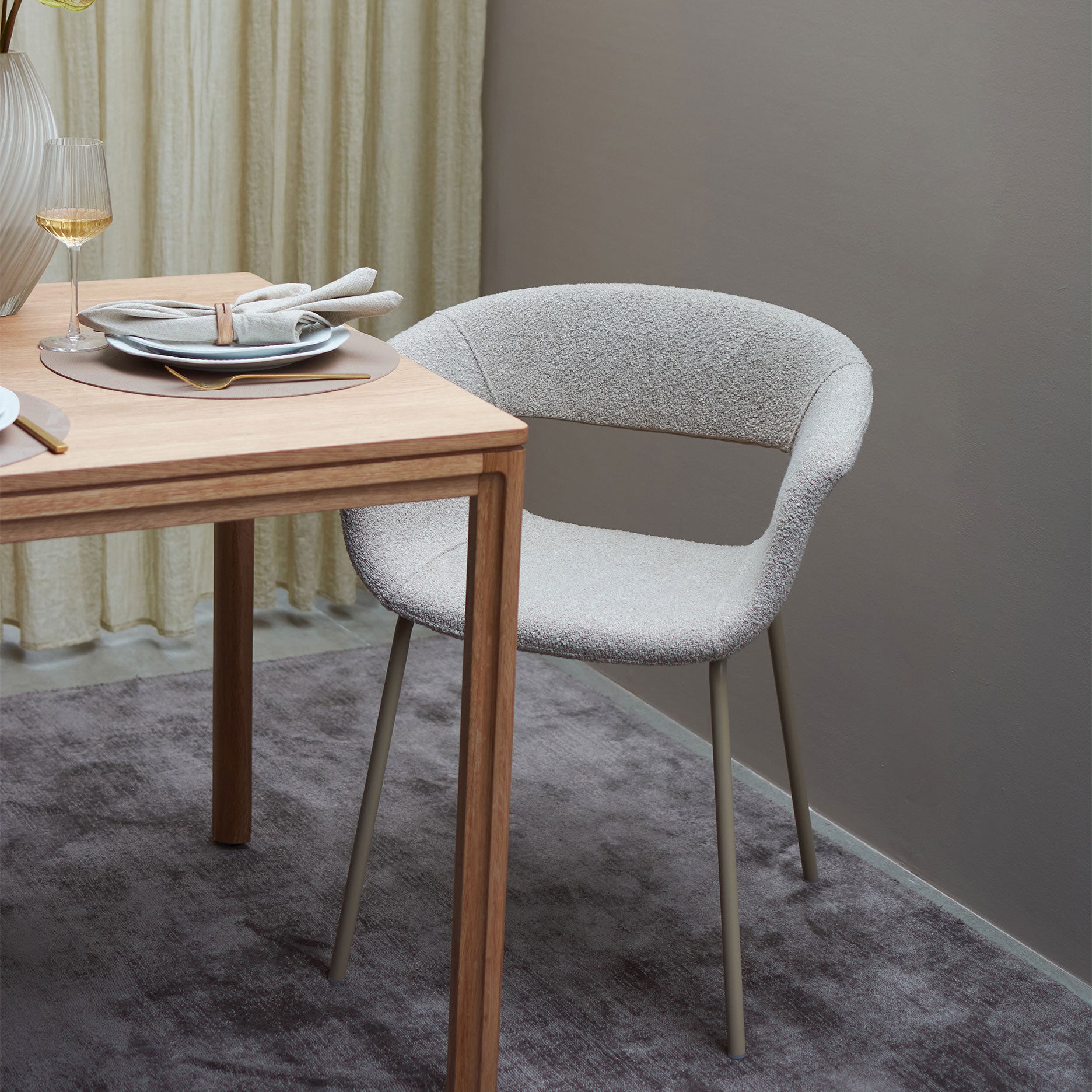 Messina spisebordsstol stof